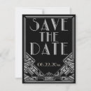 Search for roaring 20s save the dates Black