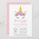 Search for unicorn baby shower invitations Cute