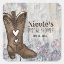 Search for cowgirl bridal shower stickers Country