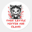 Search for cat claw stickers Kitten