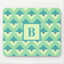 Search for decorative initials mousepads Teal
