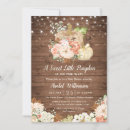 Search for string lights baby shower invitations Floral