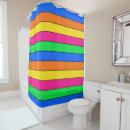 Search for bright colors shower curtains Neon