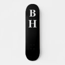 Search for unique skateboards Black and white