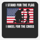 Search for kneel at the cross Stand for the flag