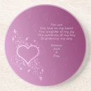 Search for poem coasters Pink