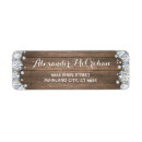 Search for shiny return address labels Chic