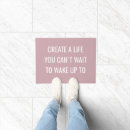 Search for motivational doormats Pink