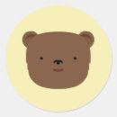 Search for bear head stickers Illustration