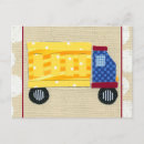 Search for kids pattern postcards Dump truck