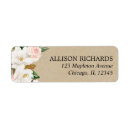 Search for magnolia return address labels Greenery