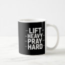 Search for pray hard mugs Gym