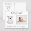 Search for bear birth announcement cards Welcome