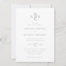 Search for classic formal elegant wedding invitations Sage green