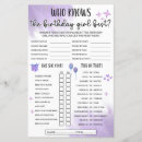 Search for birthday games Would she rather