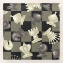 Search for chess pieces coasters Board