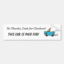 Search for no cash bumper stickers Cars