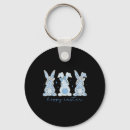 Search for blue bunny key rings Kawaii