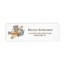 Search for pilot return address labels Blue