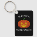 Search for spooky rectangular key rings Pumpkin
