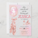 Search for dancer birthday invitations Ballerina birthday party