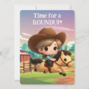 Search for cute horse invitations First rodeo