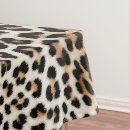 Search for leopard print tablecloths Animal