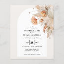 Search for fall foliage wedding invitations Terracotta