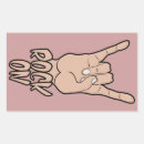 Search for sign of the horns stickers Music