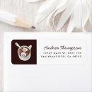 Search for marshmallow return address labels Cute