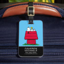 Search for peanuts luggage tags Snoopy and woodstock