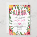 Search for hula baby shower invitations Aloha