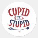 Search for anti valentines stickers Cupid
