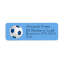Search for soccer return address labels Futbol