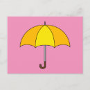 Search for rainy weather postcards Yellow