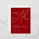 Search for red gold christmas wedding invitations Modern