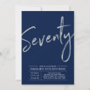 Search for seventy birthday invitations Simple