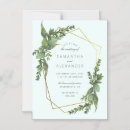 Search for mint invitations Greenery