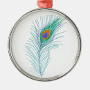 Search for peacock christmas tree decorations Blue