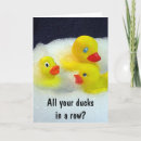 Search for ducks for congratulations cards Rubber duck