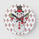 Search for holiday snowman clocks Snowmen