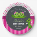 Search for two peas in a pod paper plates Twin girls