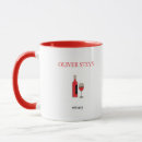 Search for wine bottle mugs Red