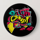 Search for red lips badges Black