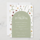 Search for wildflower arch invitations Baby in bloom