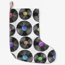 Search for vinyl record christmas stockings Illustration