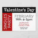 Search for singles party valentines day invitations Modern