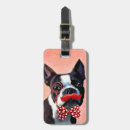 Search for boston terrier luggage tags Bowtie