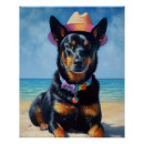 Search for beach lovers posters Dog on beach
