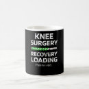 Search for replacement mugs Knee surgery recovery